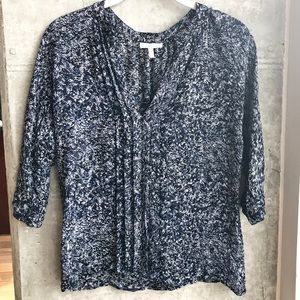 Joie XS Silk V-Neck Blouse